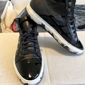 Men’s high top Italian dress sneakers